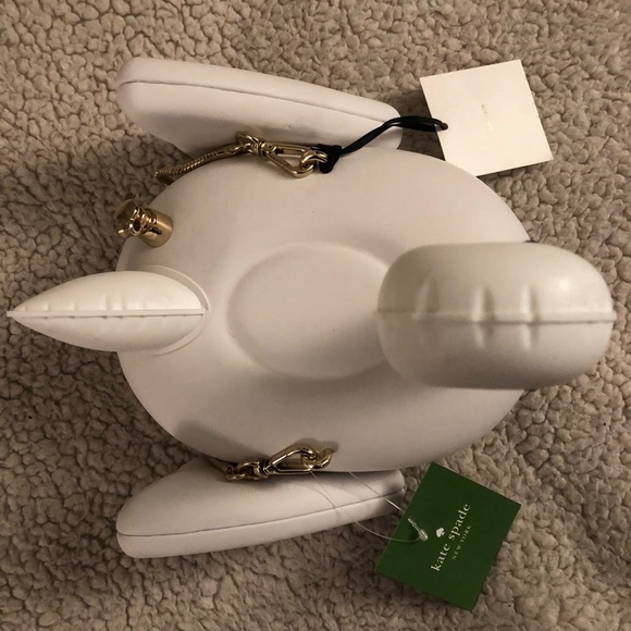 KATE SPADE Checking In 3D Swan Pool Float Bag - Picture 5 of 8